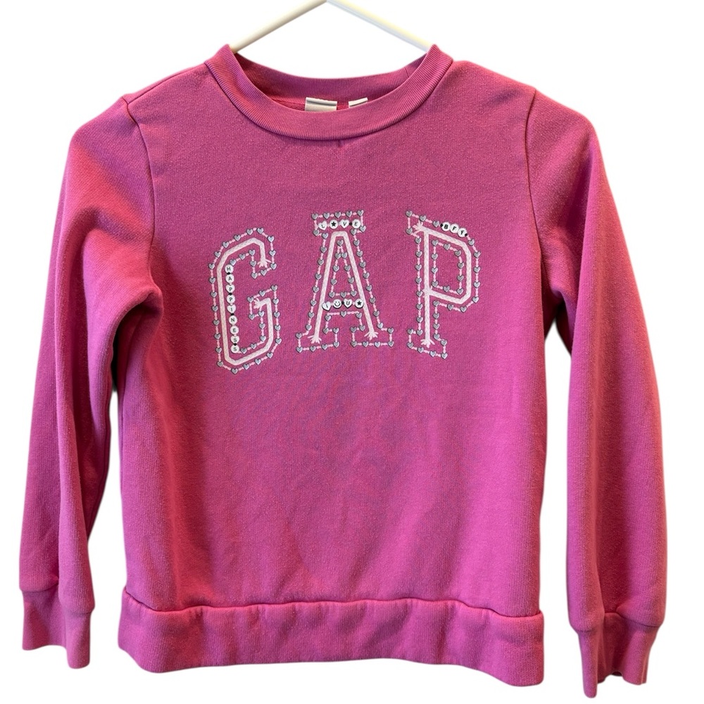 GAP Kids, Girls Size M(8), Pink Pullover Sweatshirt